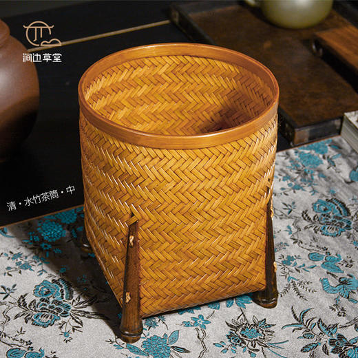 清·水竹茶筒 商品图2