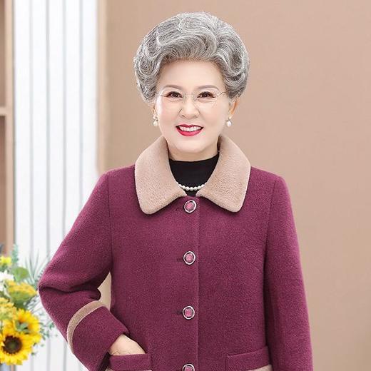 TZW-AA2471中老年人冬装女仿水貂外套 商品图2
