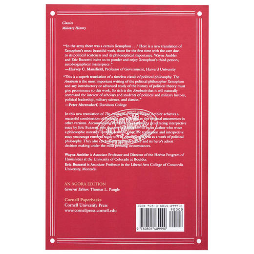 预售 【中商原版】色诺芬：赛勒斯进军 英文原版 The Anabasis of Cyrus Xenophon 商品图1