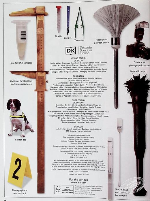 预售 【中商原版】DK Eyewitness: Forensic Science 英文原版 司法鉴定学 DK 商品图4