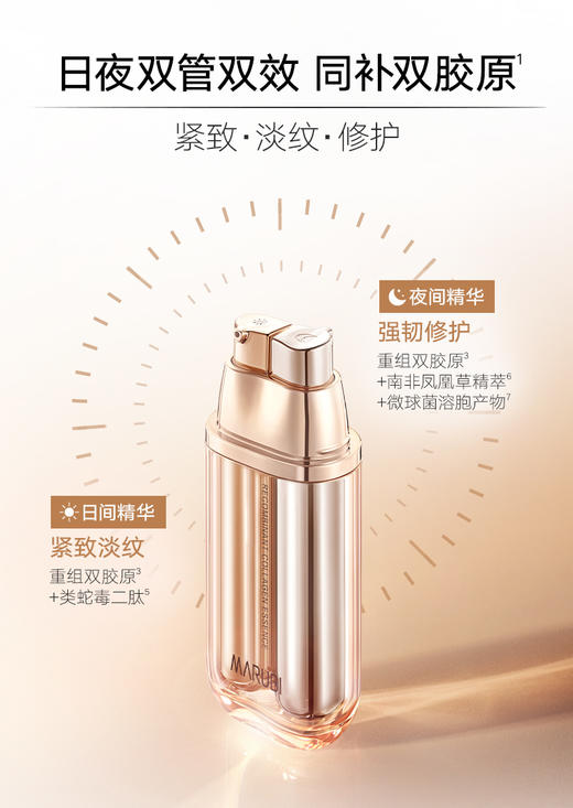 丸美重组胶原蛋白日夜精华素 15g+15g 商品图4