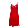贝佳人正品无袖吊带睡裙石榴红连衣裙家居服蝴蝶性感睡衣 商品缩略图1