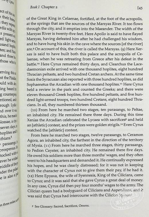 预售 【中商原版】色诺芬：赛勒斯进军 英文原版 The Anabasis of Cyrus Xenophon 商品图8
