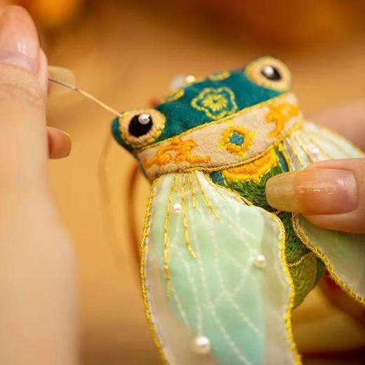 平安符手工刺绣diy材料包新年锦鲤荷包香囊挂件送闺蜜车载挂件 商品图1