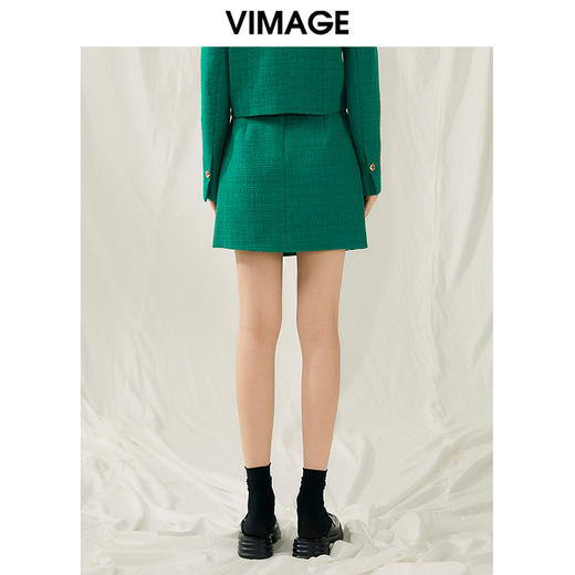 VIMAGE纬漫纪春季新款气质包臀显瘦时尚短裙V1906506 商品图4