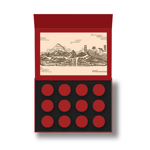 绿映银溪 紫金禅茶贵宾礼盒 5g/罐*12罐 商品图2