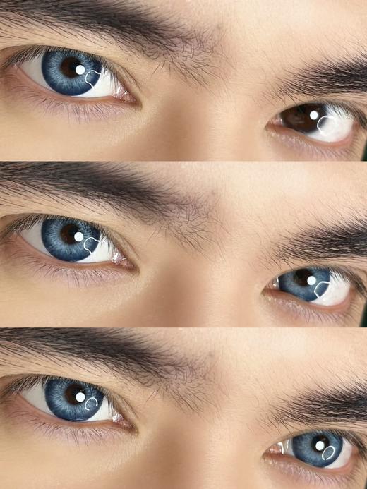 lichee chee 美瞳年抛 悉尼蓝 直径14.5mm着色13.7mm 商品图5