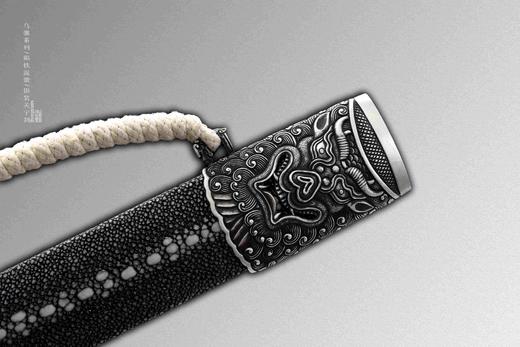 三希堂  乌骓系列  陨铁关宁剑  未开刃 商品图7