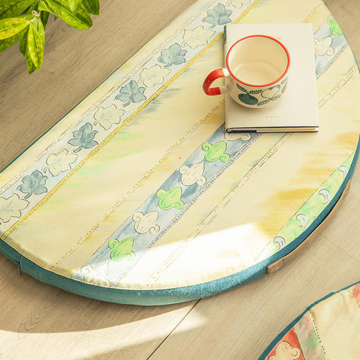 半圆写意棕榈垫榻榻米地板加厚棕榈坐垫 商品图3