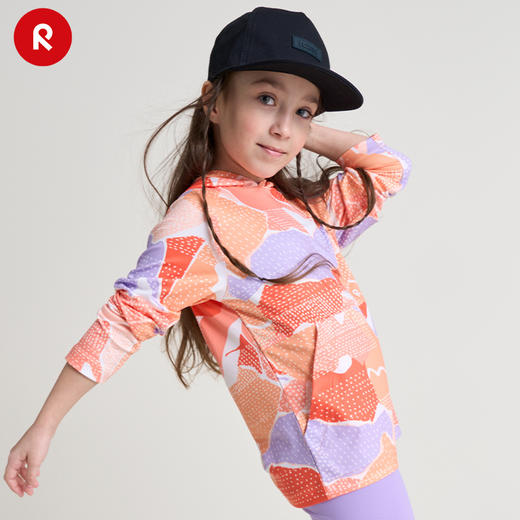 reima男女儿童大童卫衣春夏新款休闲运动时尚连帽长袖上衣 商品图1