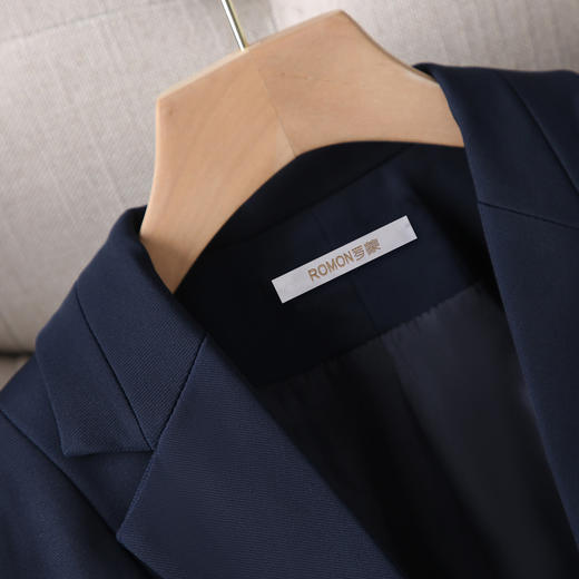 罗蒙春秋装女式小西装外套修身显瘦一粒扣商务通勤OL单西服上衣外套 商品图6