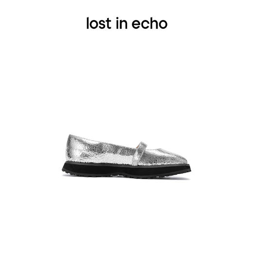 lost in echo设计师品牌一字带斜方头厚底玛丽珍单鞋小皮鞋休闲鞋 商品图1