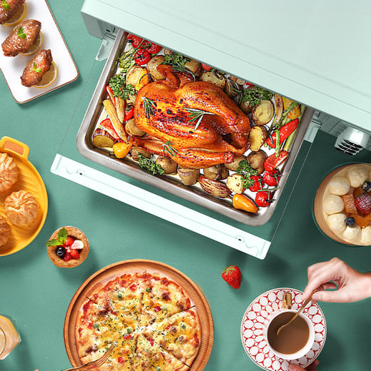 【秒杀】格兰仕空气炸锅电烤箱G01无油低脂空气炸 三层烤位 旋转烤叉 商品图4