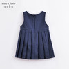 【打折】马克珍妮春装新款 女童学院风方领百褶连衣裙230163 商品缩略图3