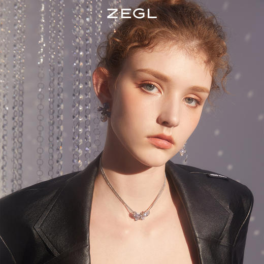 ZEGL蝴蝶项链女小众设计感2023年新款潮choker项圈锁骨颈链配饰品 商品图1