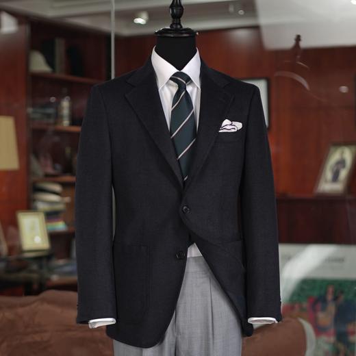 秋冬新款男士名厂定制工艺粗纺西装夹克上衣 商品图13