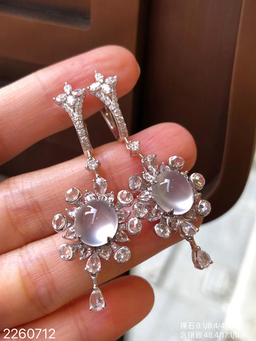 2260712，玻璃蛋面耳坠，具体价格微信咨询 商品图6