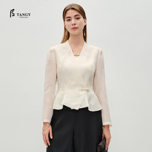 TANGY Collection/天意精品春季桑蚕丝上衣 商品图0