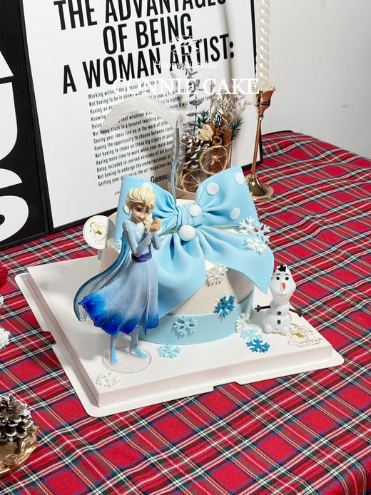 【1295】蓝色系蝴蝶结艾莎 商品图2