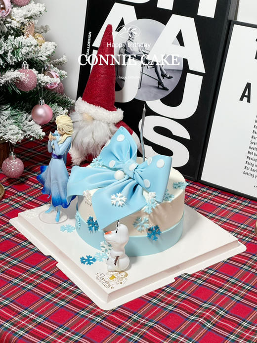 【1295】蓝色系蝴蝶结艾莎 商品图3