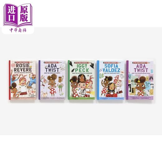 【中商原版】The Questioneers Chapter Book Collection 梦想行动派章节书1-5套装5册 英文原版 进口图书 儿童插图故事图画书 商品图3
