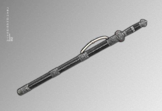 三希堂  乌骓系列  陨铁关宁剑  未开刃 商品图0