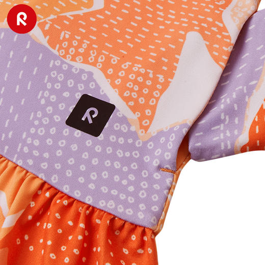 reima女孩儿童大童连身裙春夏新款防晒速干可爱长袖连衣裙子 商品图3