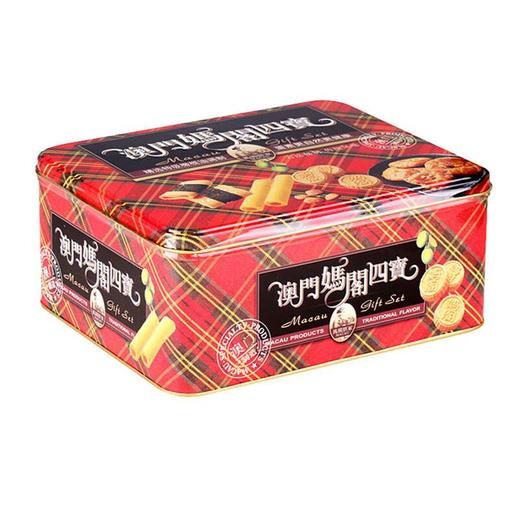妈阁饼家四宝什锦礼盒（糕点饼干礼盒）448g 商品图1