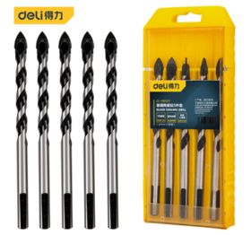 得力玻璃瓷砖钻（5支/小盒）