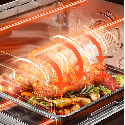 【秒杀】格兰仕空气炸锅电烤箱G01无油低脂空气炸 三层烤位 旋转烤叉 商品图6