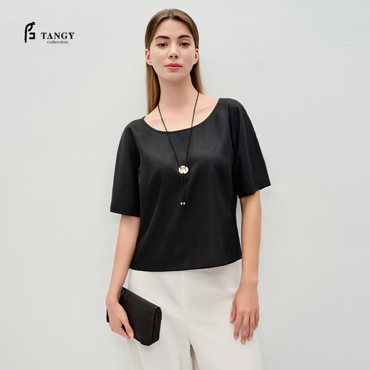 TANGY Collection/天意精品春季莨绸上衣 商品图0