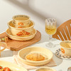 摩登主妇ins风面包餐具套装碗盘家用2022新款高颜值陶瓷饭碗汤碗 商品缩略图3