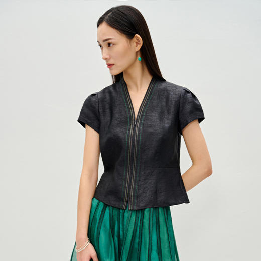 TANGY Collection/天意精品春季莨绸上衣 商品图1