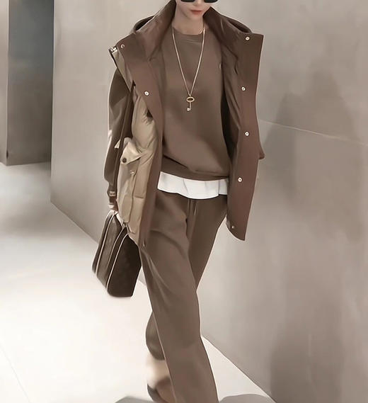 裁缝学苑AX29 加绒新款卫衣纸样卫裤套装女装衣服打版样板裁剪图 商品图2