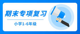 小学期末专项复习（六年级）
