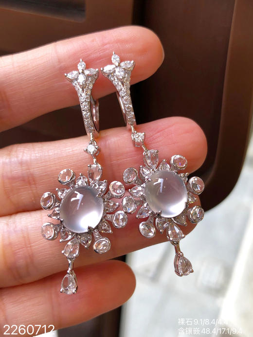 2260712，玻璃蛋面耳坠，具体价格微信咨询 商品图8