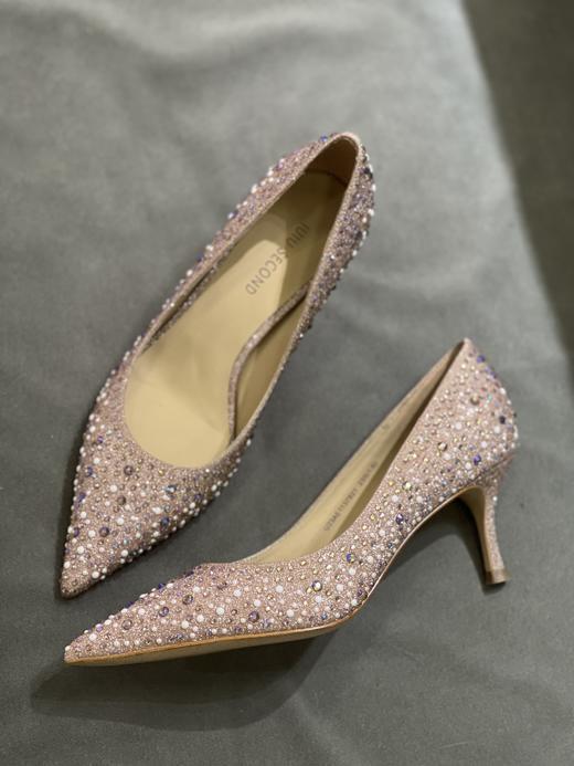 IUIU SECOND 2023新款尖头闪面高跟时装鞋宴会鞋U24AE11378 商品图0