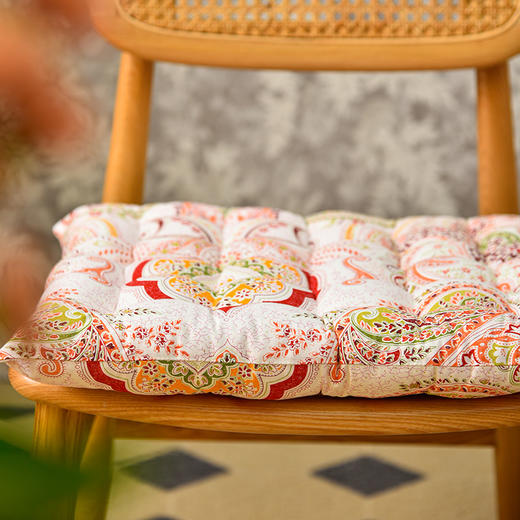经典佩斯利系列椅垫家用中式四季通用餐椅垫 商品图3
