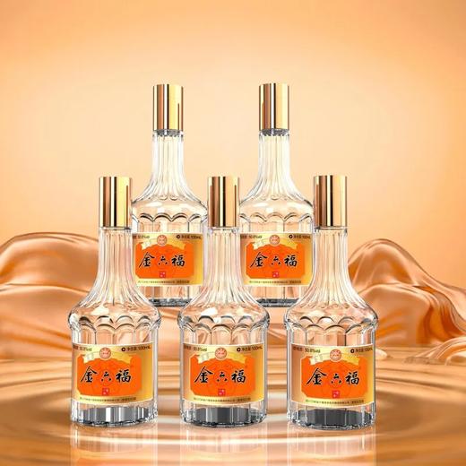 金六福 六福临门 兼香型 50.8度 100ml*5礼盒装 商品图3