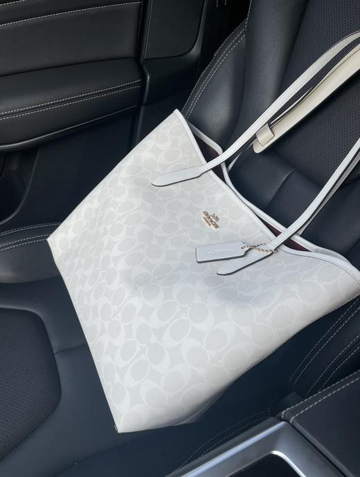 COACH/蔻驰托特TOTE新款冰山白 商品图2