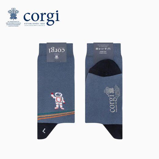 CORGI英国柯基儿童款太空探索系列中筒袜潮袜 商品图1