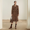 复古双面呢浴袍大衣女长款秋冬毛呢外套赫本风加厚羊毛呢子外套 商品缩略图1