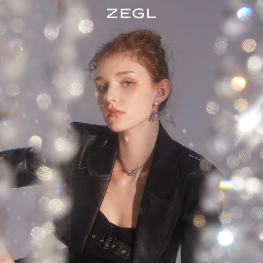ZEGL蝴蝶项链女小众设计感2023年新款潮choker项圈锁骨颈链配饰品 商品图3