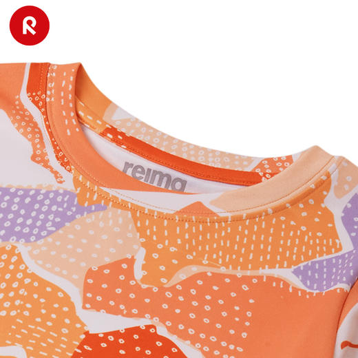 reima女孩儿童大童连身裙春夏新款防晒速干可爱长袖连衣裙子 商品图2