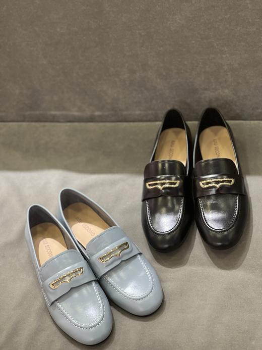 IUIU SECOND 2023新款百搭平底马衔扣深口通勤乐福鞋U23AM12461 商品图1