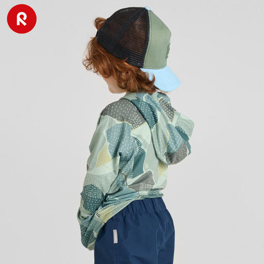 reima男女儿童大童卫衣春夏新款休闲运动时尚连帽长袖上衣 商品图4