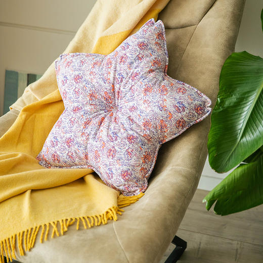 经典佩斯利系列樱花抱枕五角星沙发靠包 商品图1