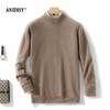 男士羊绒一线成衣半高领长袖纯色山羊绒针织套头毛衣 商品缩略图0