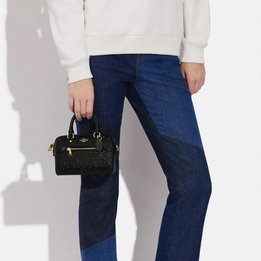 Coach 浮雕老花波士顿包 新年红迷你❤️只要￥1100直邮到手！ 商品图8
