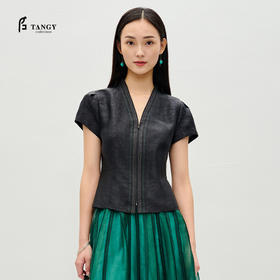 TANGY Collection/天意精品春季莨绸上衣